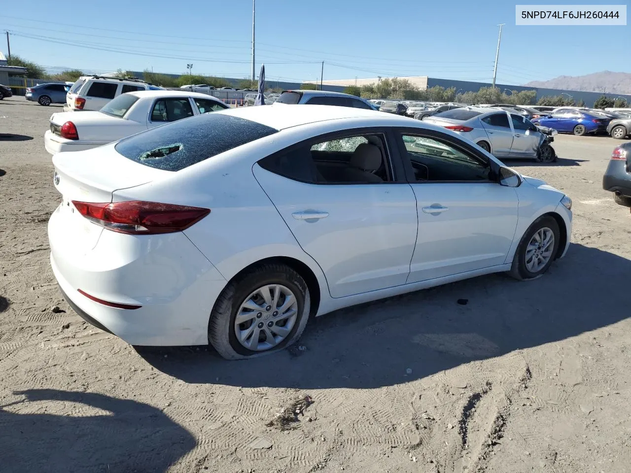 2018 Hyundai Elantra Se VIN: 5NPD74LF6JH260444 Lot: 77463714