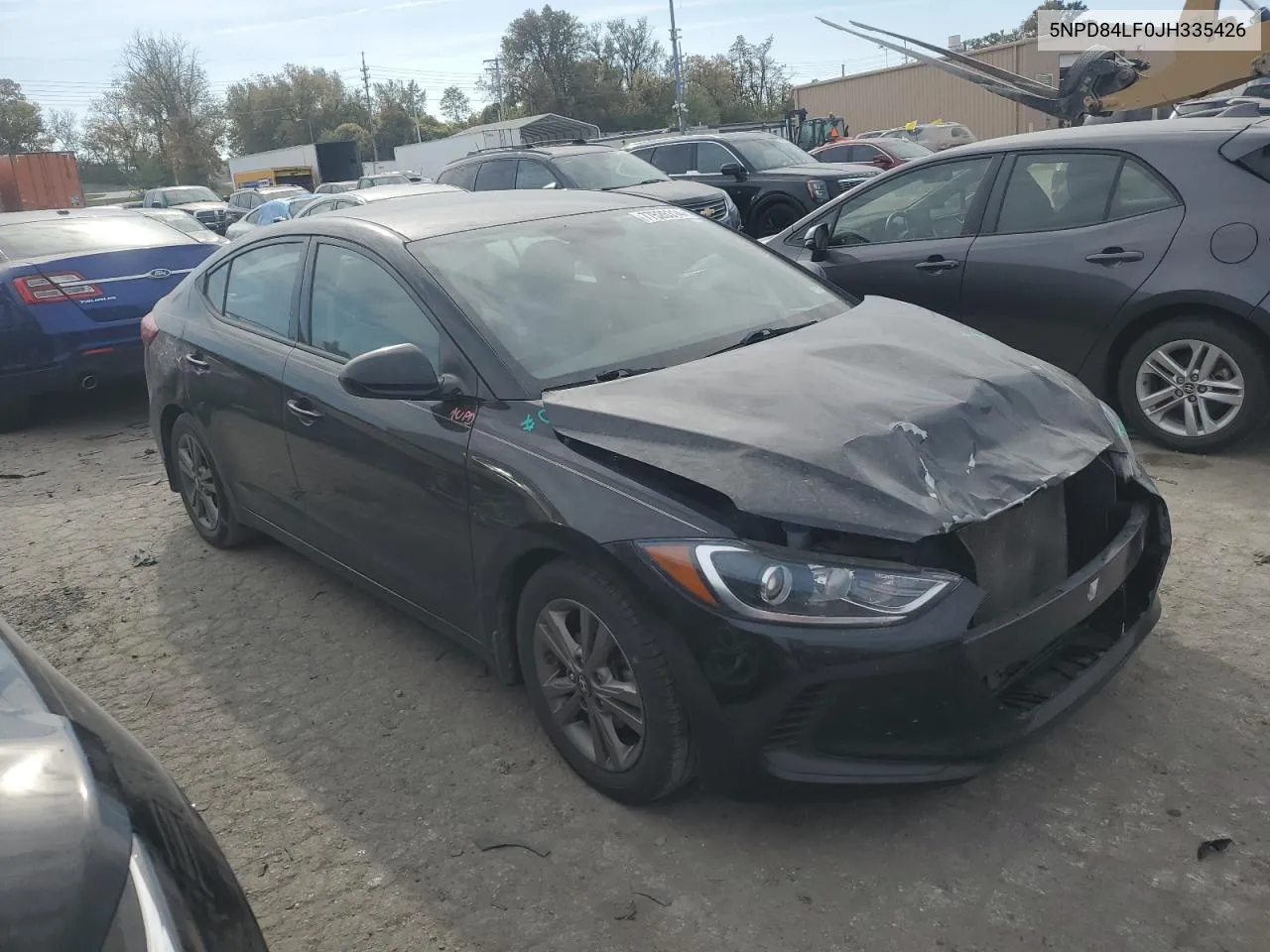 2018 Hyundai Elantra Sel VIN: 5NPD84LF0JH335426 Lot: 77526314