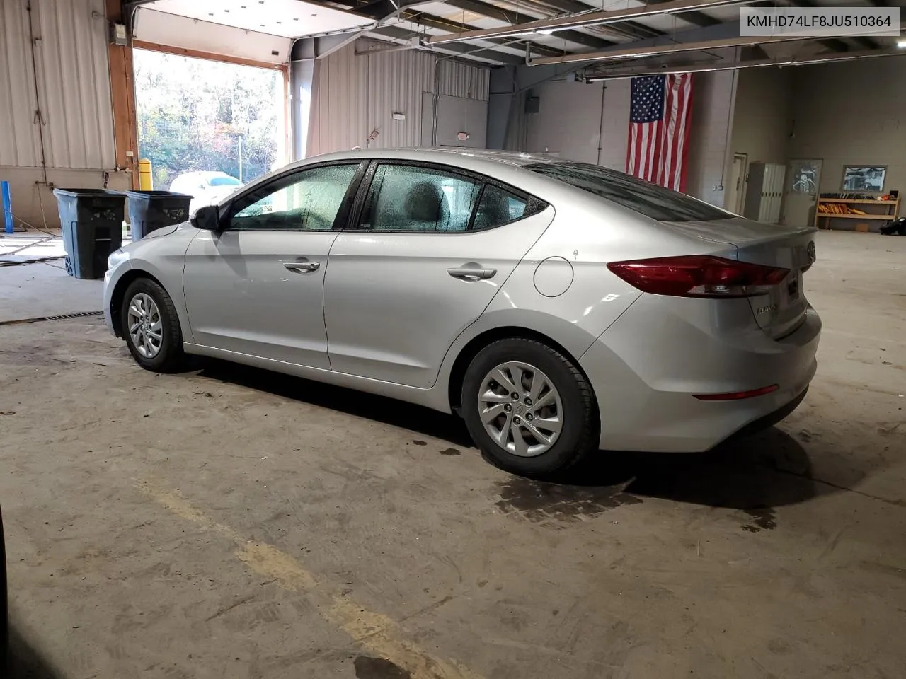 2018 Hyundai Elantra Se VIN: KMHD74LF8JU510364 Lot: 77539414