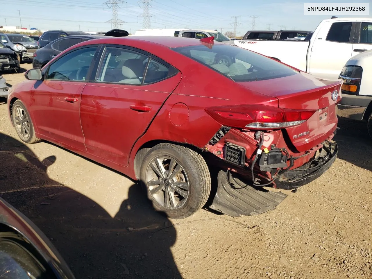 2018 Hyundai Elantra Sel VIN: 5NPD84LF4JH292368 Lot: 77560764