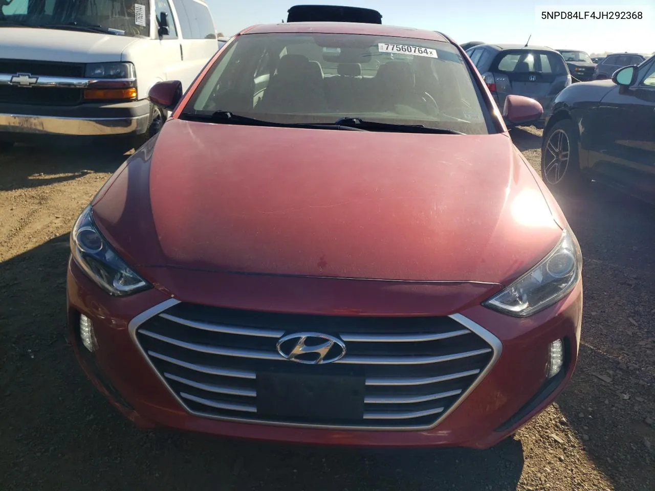 2018 Hyundai Elantra Sel VIN: 5NPD84LF4JH292368 Lot: 77560764