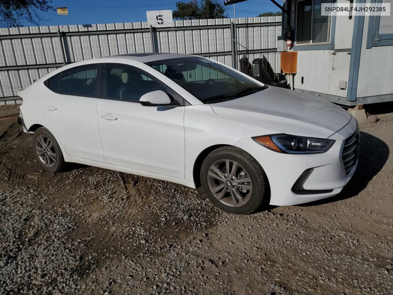 2018 Hyundai Elantra Sel VIN: 5NPD84LF4JH292385 Lot: 77640354