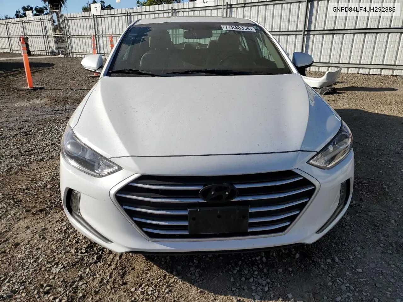 2018 Hyundai Elantra Sel VIN: 5NPD84LF4JH292385 Lot: 77640354