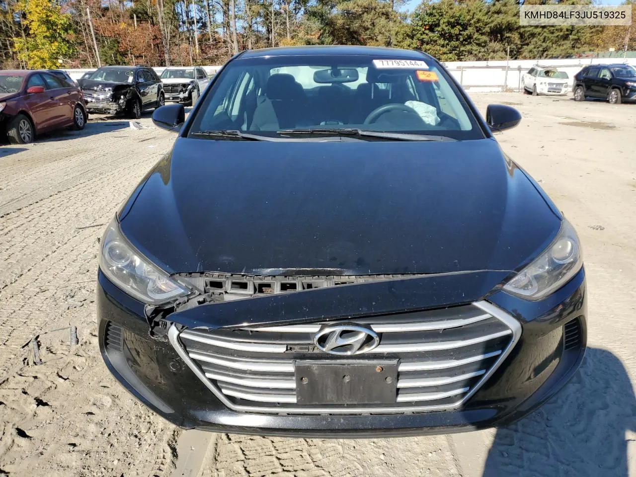 2018 Hyundai Elantra Sel VIN: KMHD84LF3JU519325 Lot: 77795144