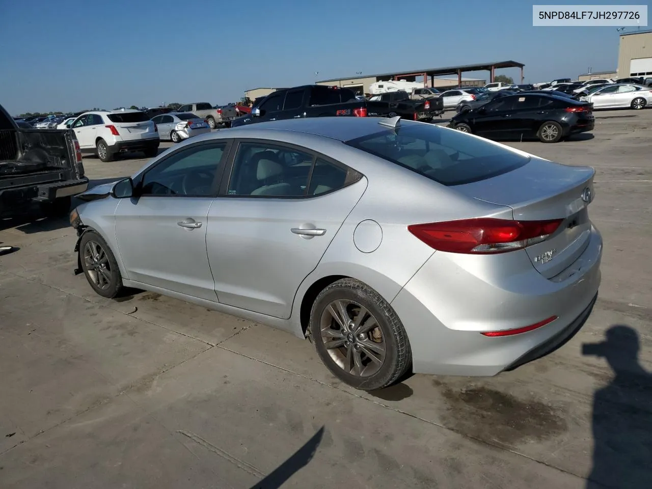 2018 Hyundai Elantra Sel VIN: 5NPD84LF7JH297726 Lot: 77852694