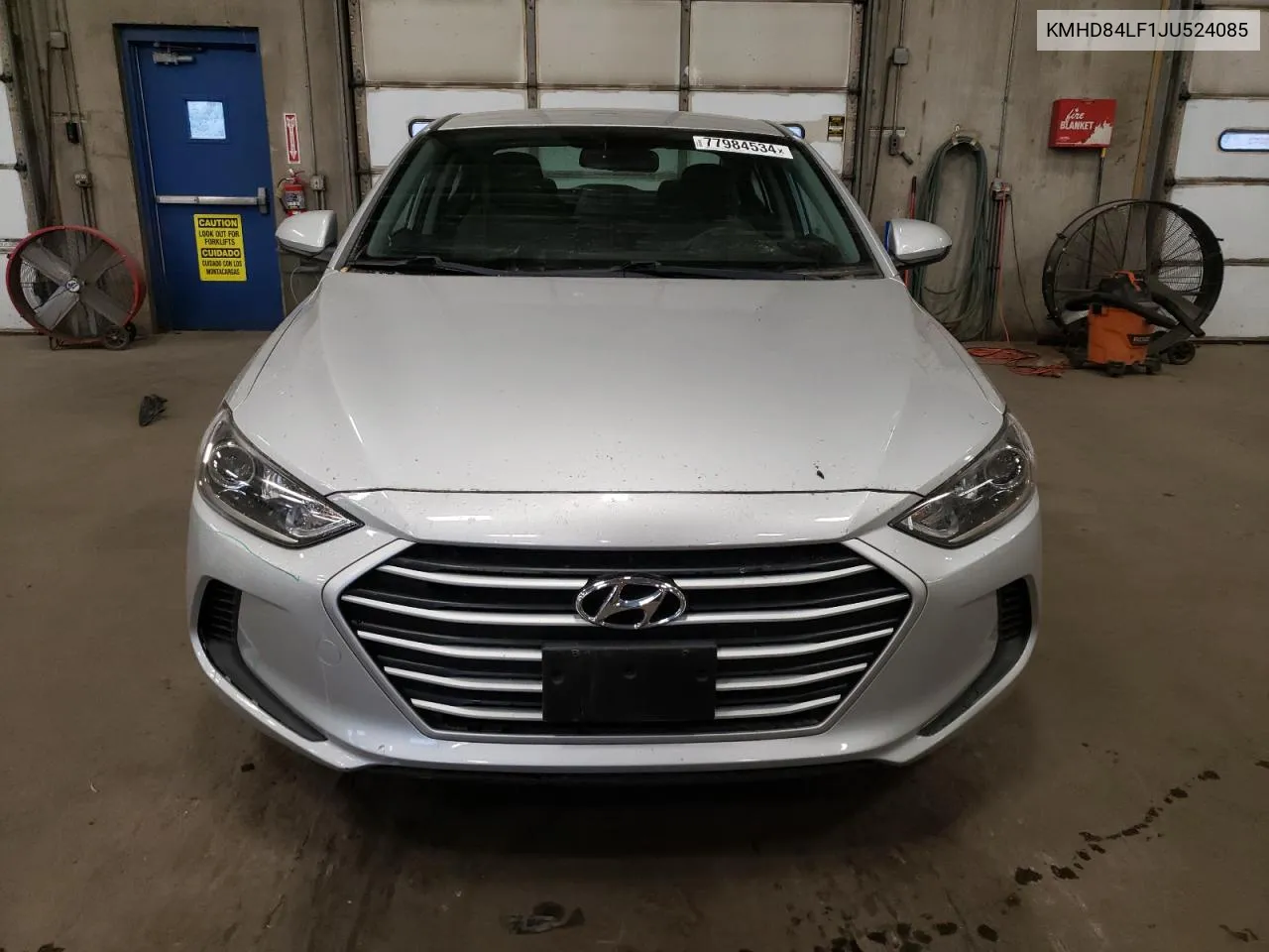 2018 Hyundai Elantra Sel VIN: KMHD84LF1JU524085 Lot: 77984534