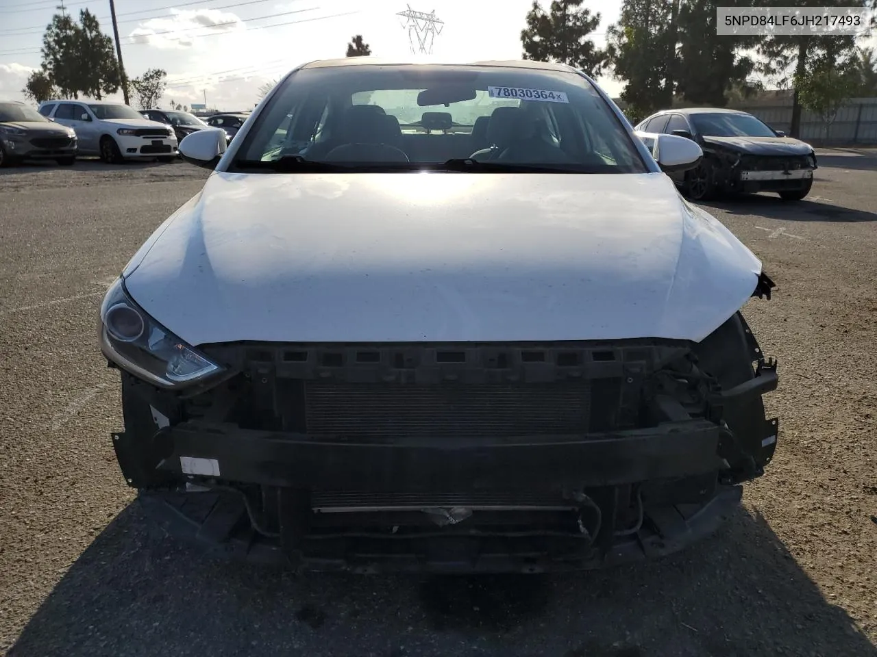 2018 Hyundai Elantra Sel VIN: 5NPD84LF6JH217493 Lot: 78030364