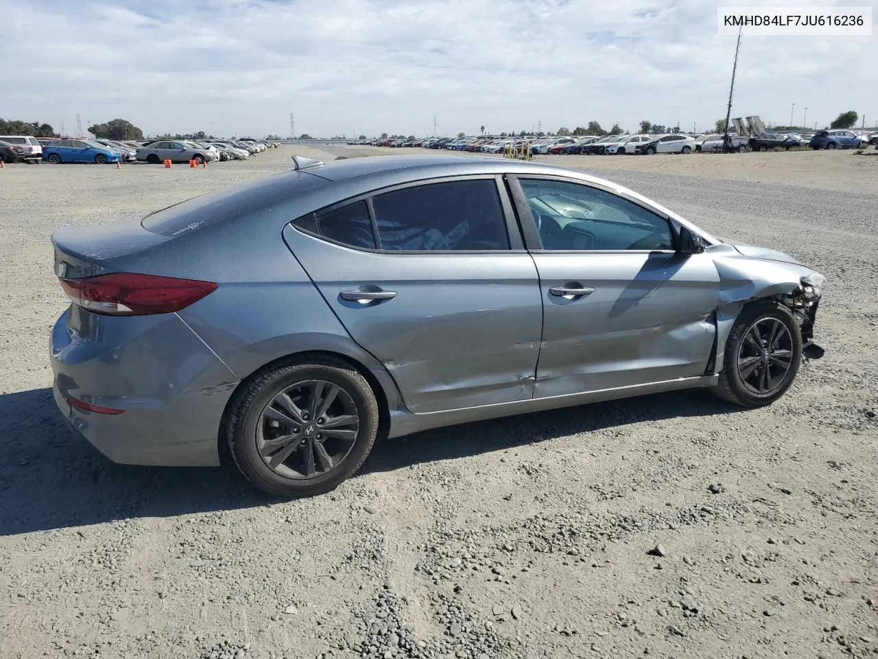 2018 Hyundai Elantra Sel VIN: KMHD84LF7JU616236 Lot: 78073004