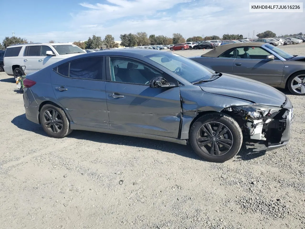 2018 Hyundai Elantra Sel VIN: KMHD84LF7JU616236 Lot: 78073004