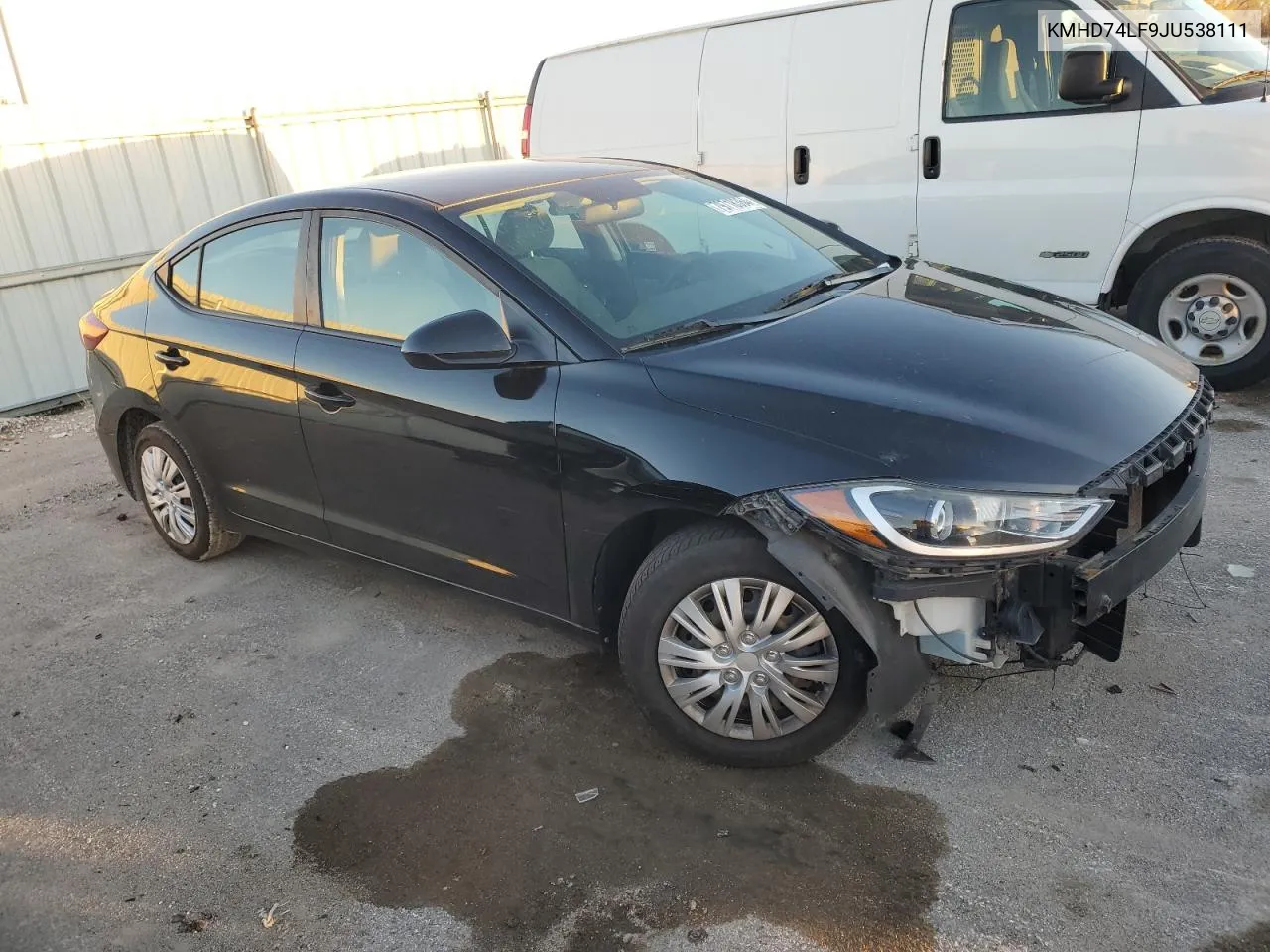 2018 Hyundai Elantra Se VIN: KMHD74LF9JU538111 Lot: 79718364