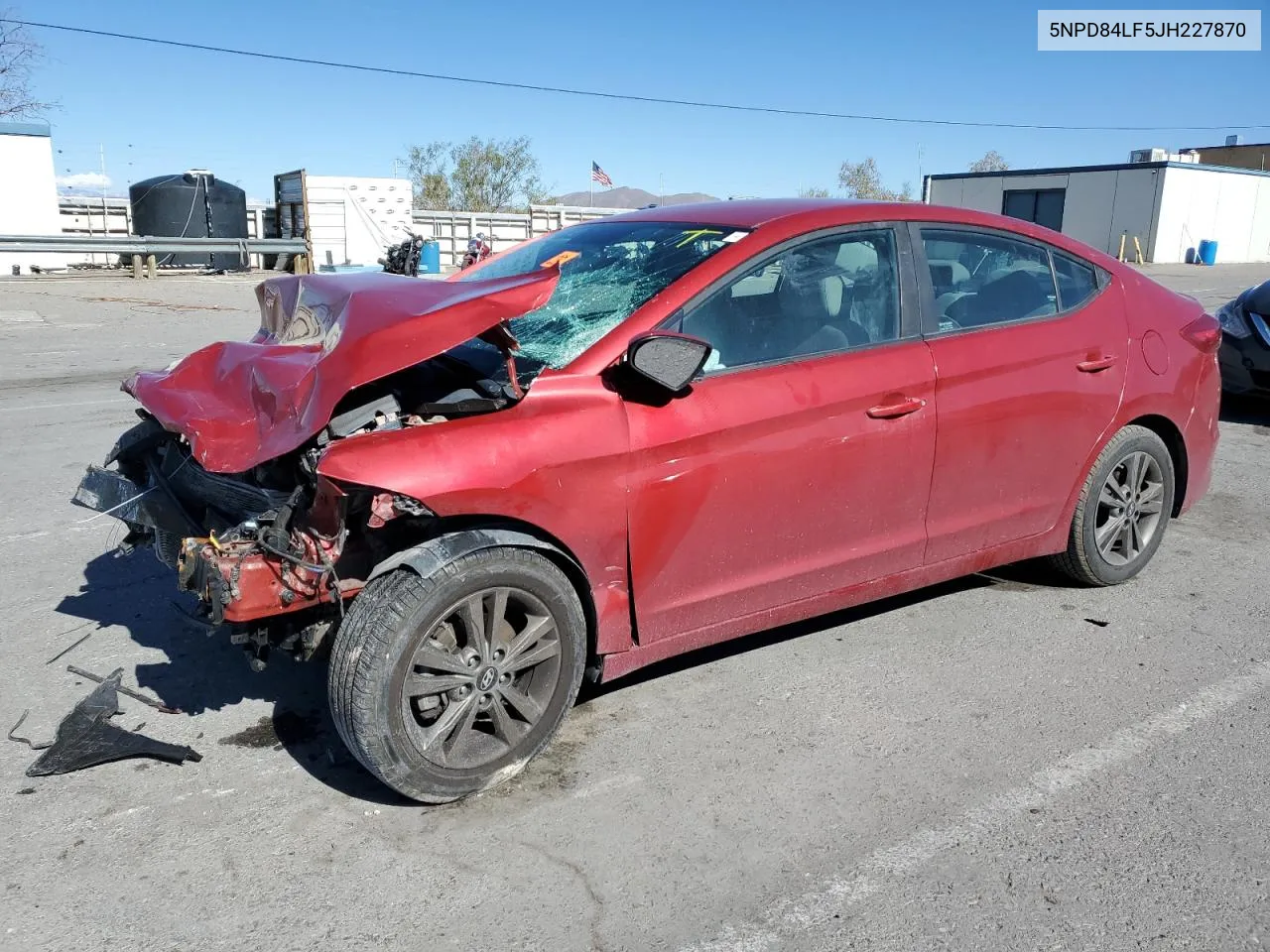 2018 Hyundai Elantra Sel VIN: 5NPD84LF5JH227870 Lot: 79960474