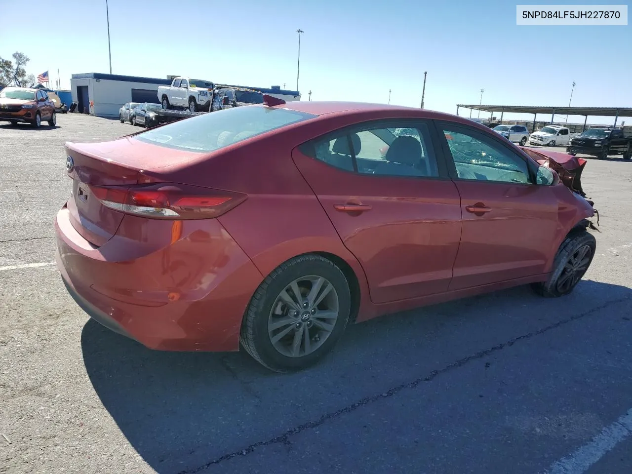 2018 Hyundai Elantra Sel VIN: 5NPD84LF5JH227870 Lot: 79960474