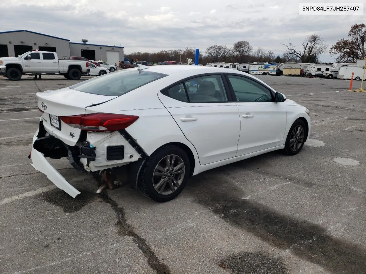 2018 Hyundai Elantra Sel VIN: 5NPD84LF7JH287407 Lot: 80156524