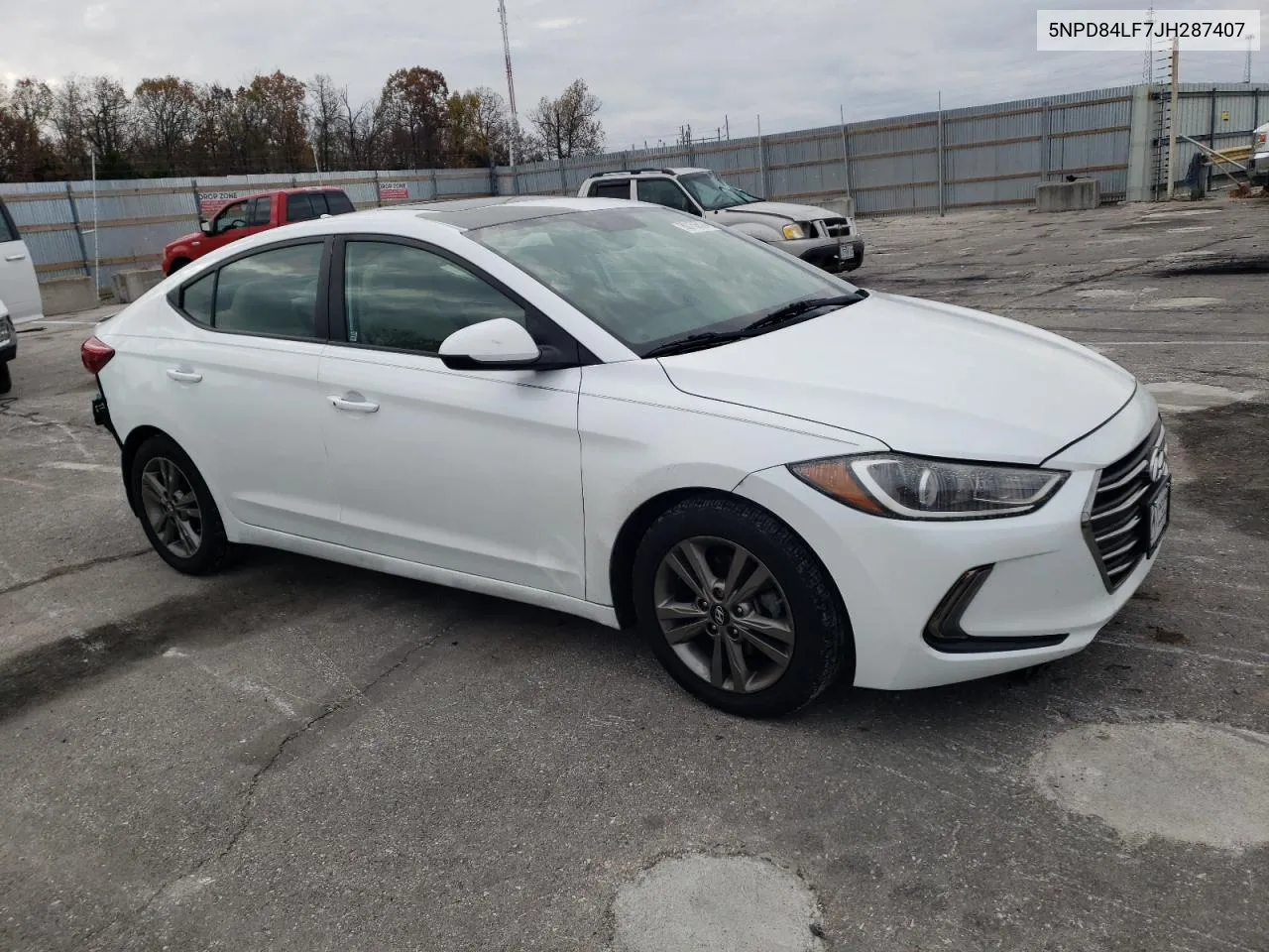 2018 Hyundai Elantra Sel VIN: 5NPD84LF7JH287407 Lot: 80156524