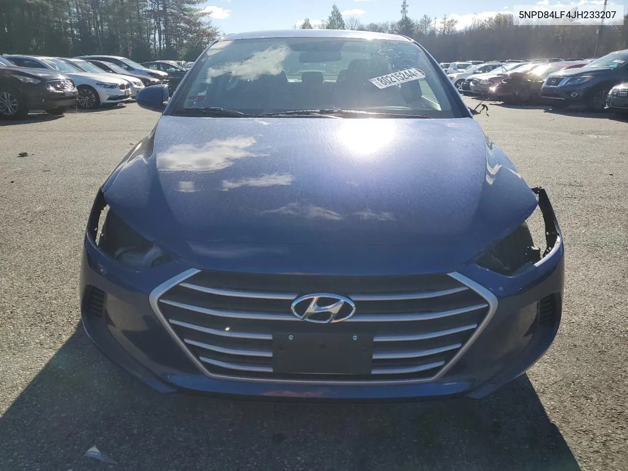 2018 Hyundai Elantra Sel VIN: 5NPD84LF4JH233207 Lot: 80215244