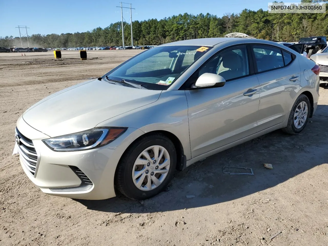 2018 Hyundai Elantra Se VIN: 5NPD74LF1JH300560 Lot: 81599314