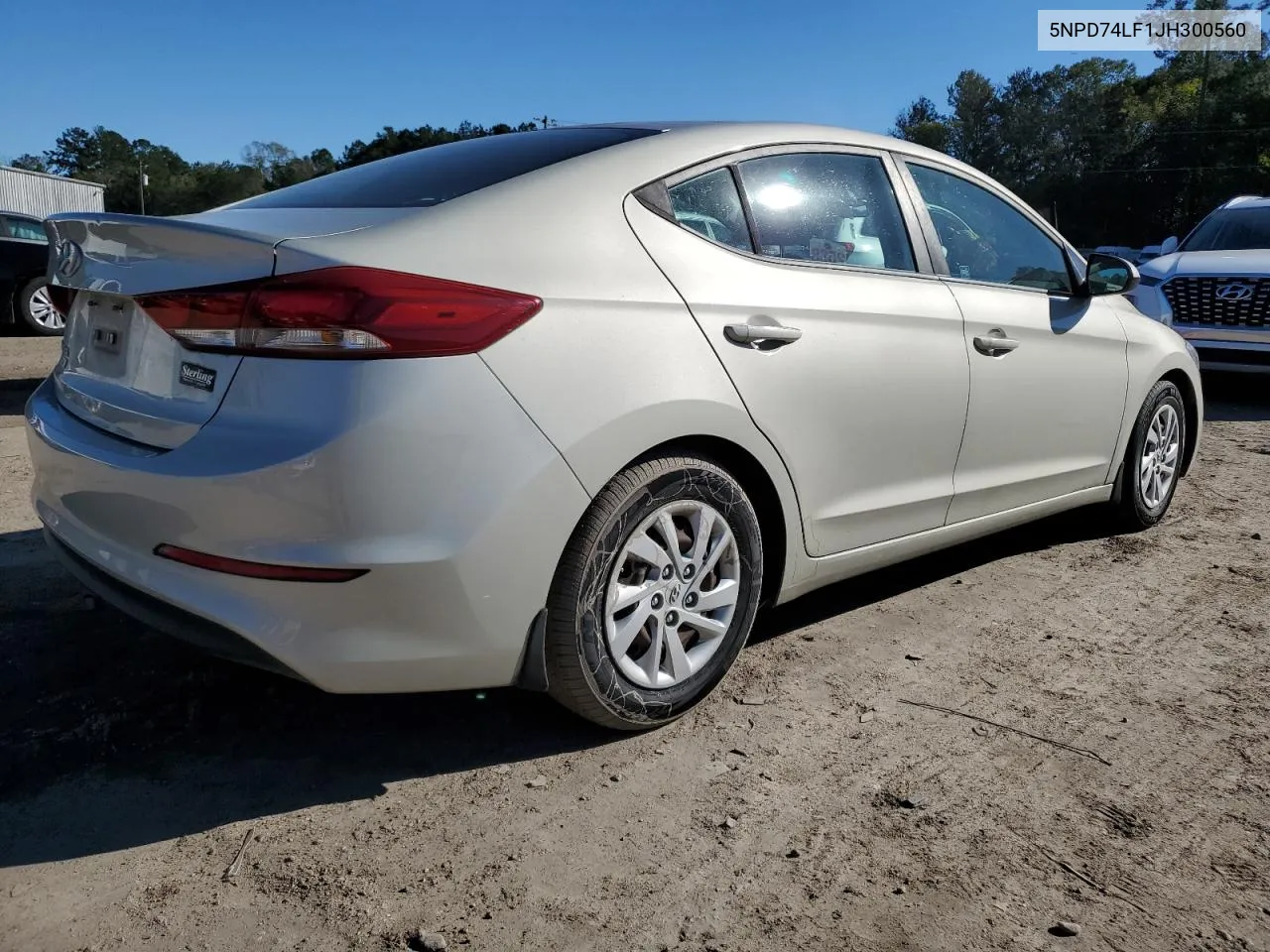 2018 Hyundai Elantra Se VIN: 5NPD74LF1JH300560 Lot: 81599314