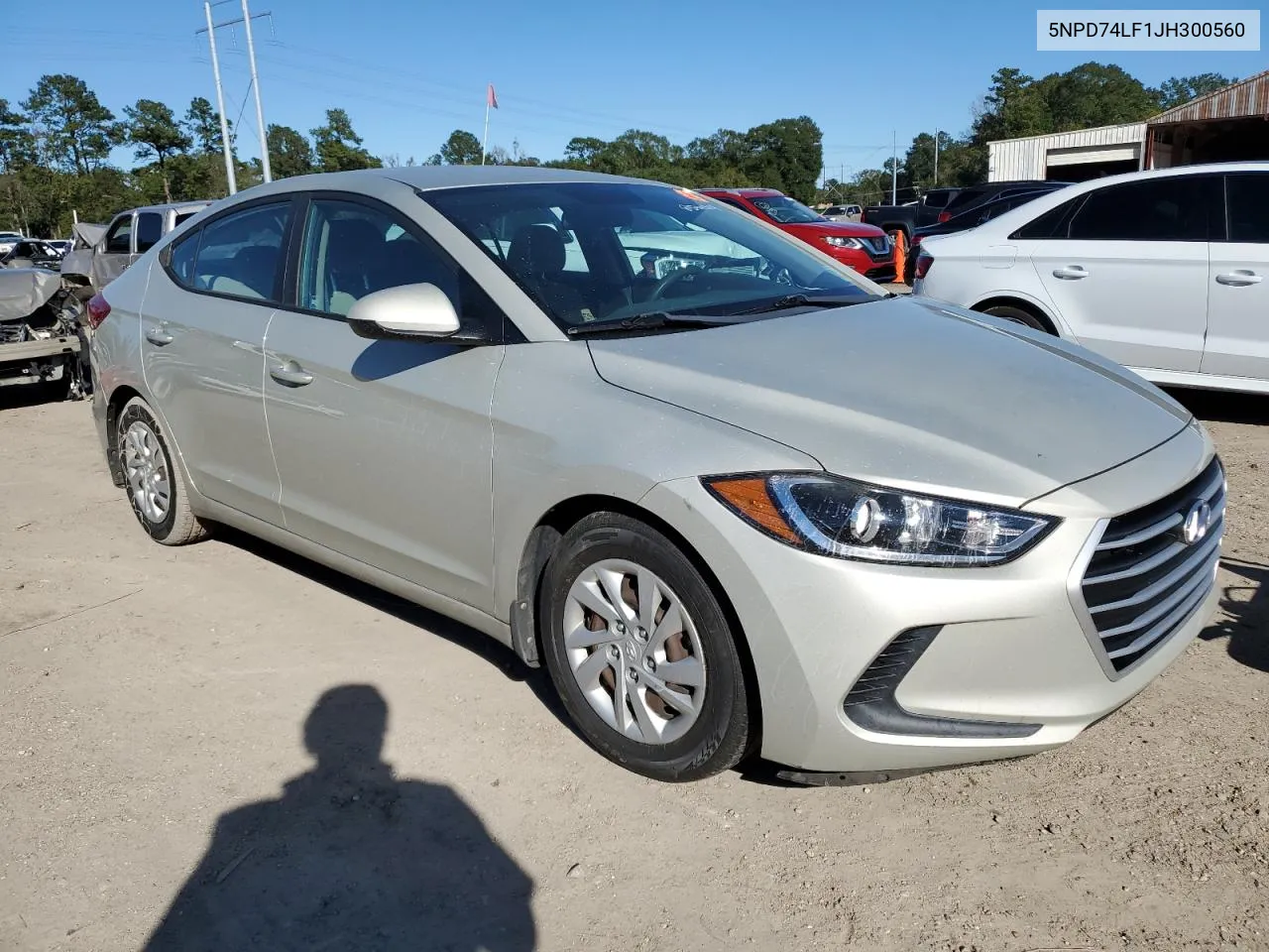 2018 Hyundai Elantra Se VIN: 5NPD74LF1JH300560 Lot: 81599314