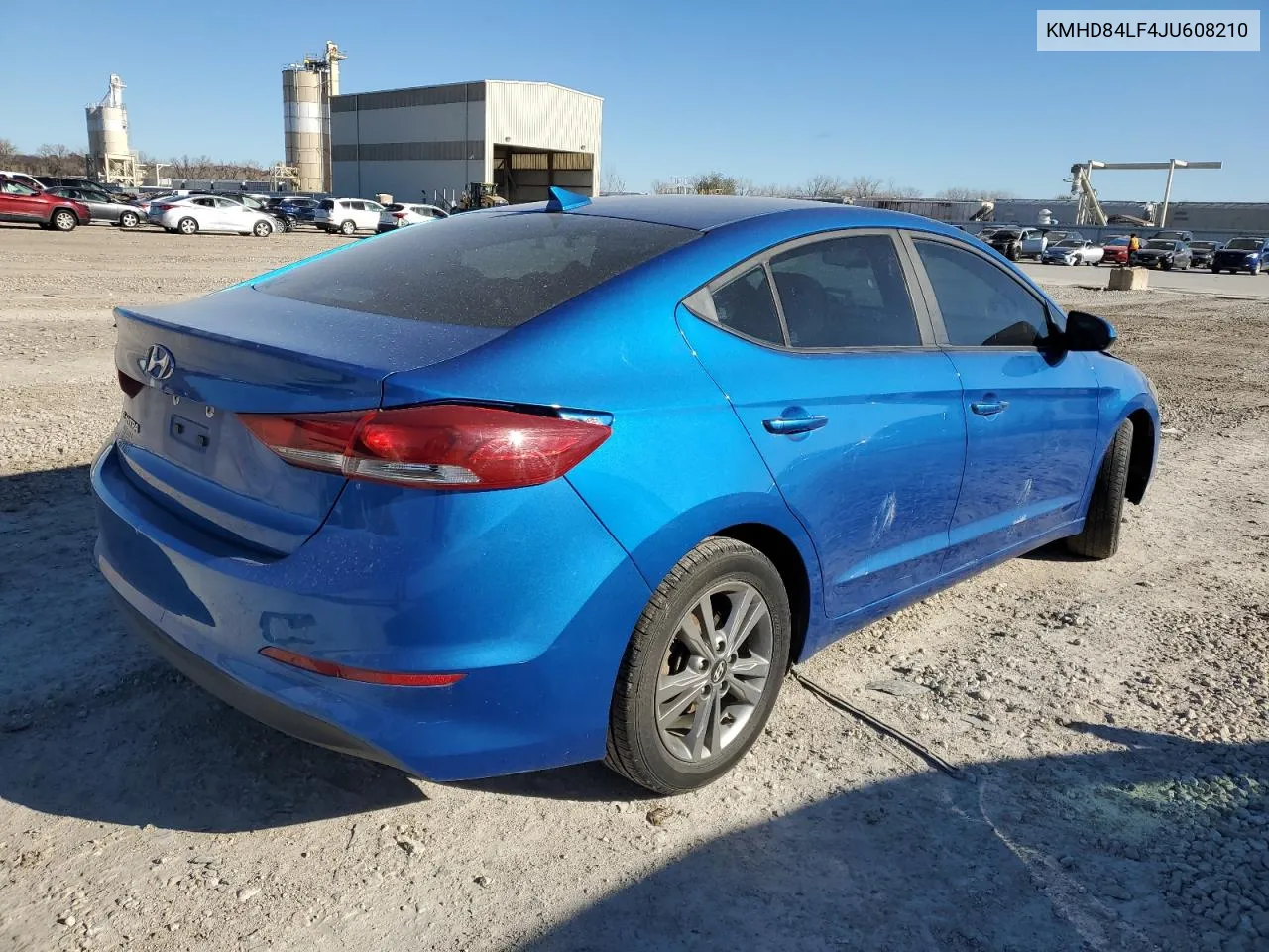 2018 Hyundai Elantra Sel VIN: KMHD84LF4JU608210 Lot: 81880754