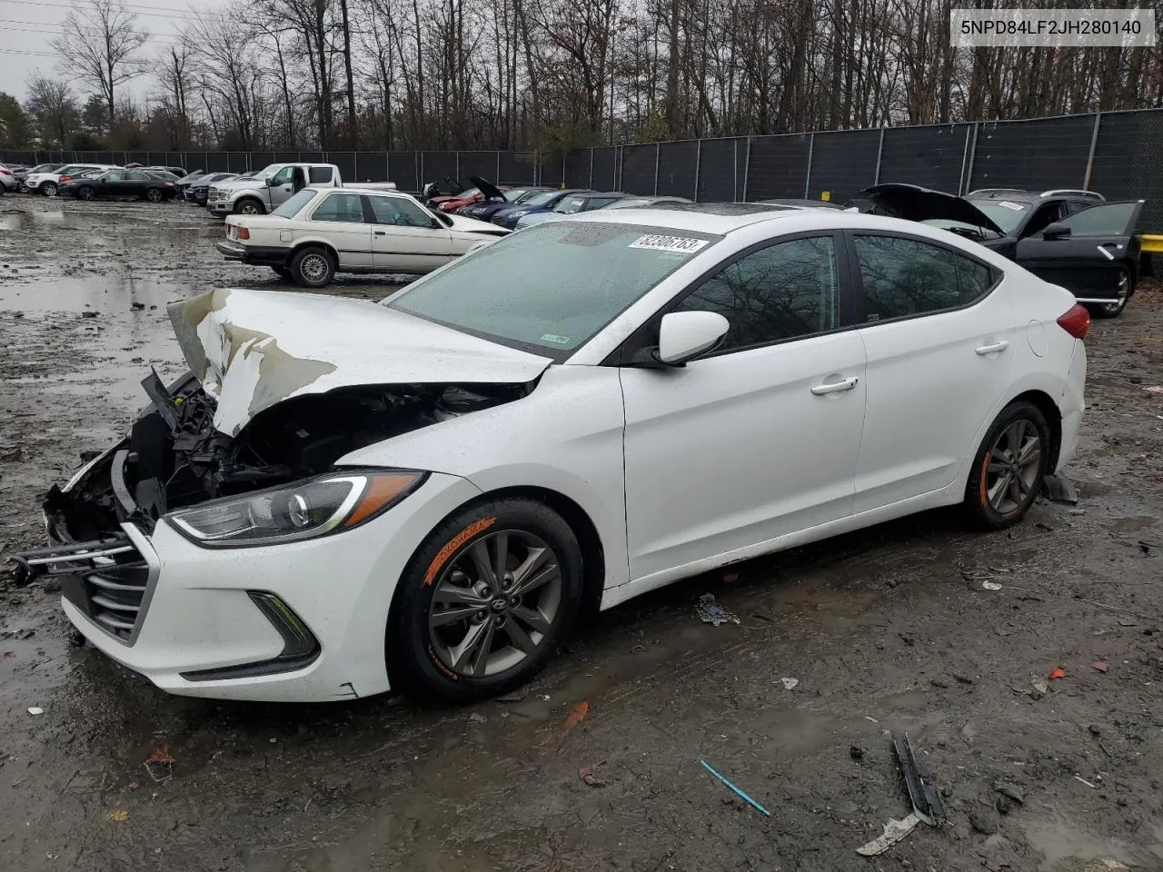 2018 Hyundai Elantra Sel VIN: 5NPD84LF2JH280140 Lot: 82306763