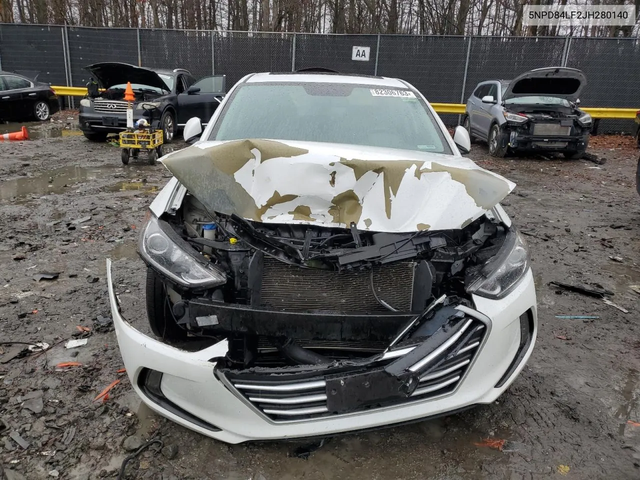 2018 Hyundai Elantra Sel VIN: 5NPD84LF2JH280140 Lot: 82306763