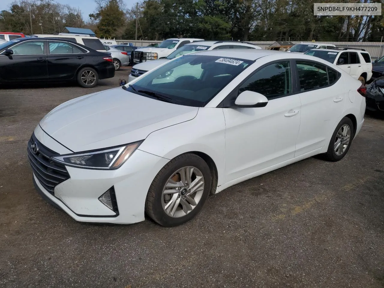 2019 Hyundai Elantra Sel VIN: 5NPD84LF9KH477209 Lot: 38494624