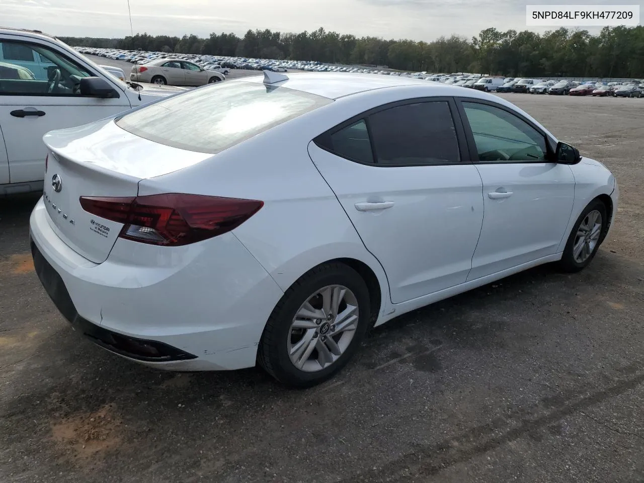 2019 Hyundai Elantra Sel VIN: 5NPD84LF9KH477209 Lot: 38494624