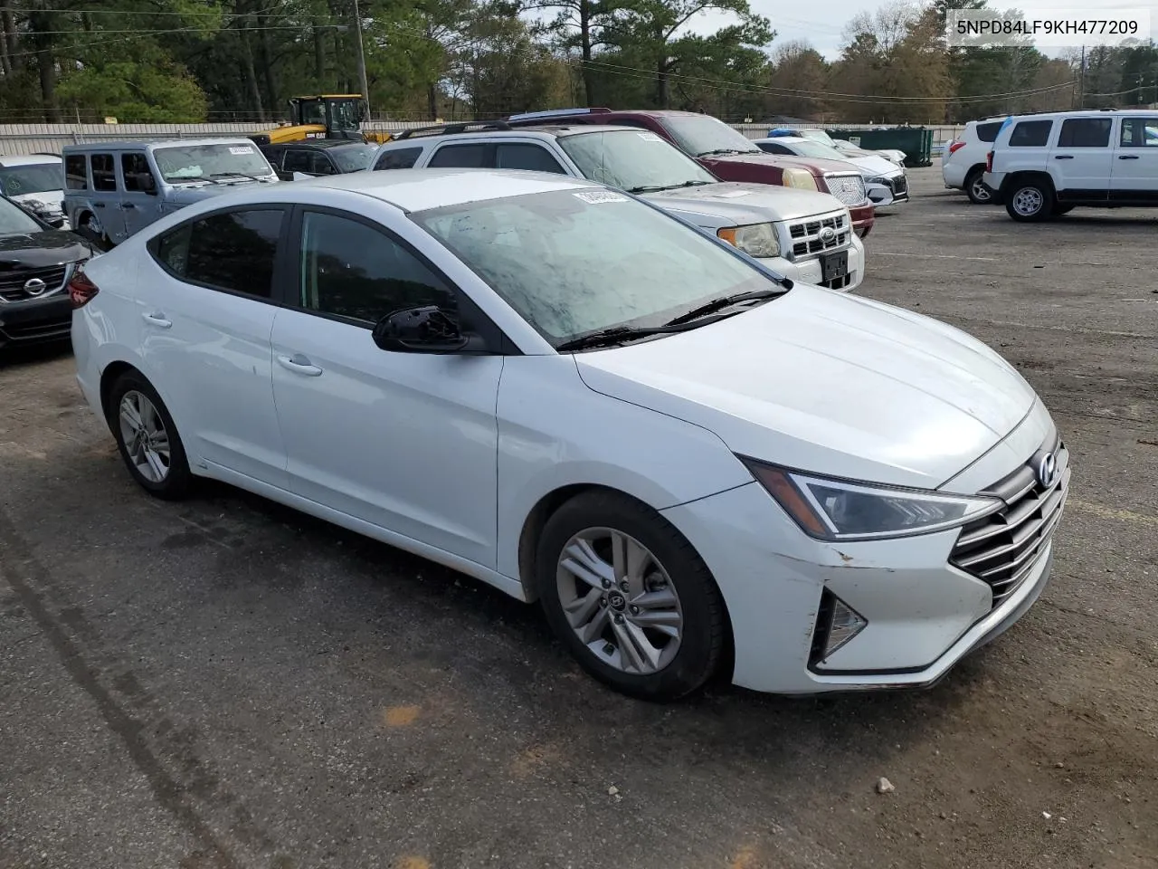 2019 Hyundai Elantra Sel VIN: 5NPD84LF9KH477209 Lot: 38494624