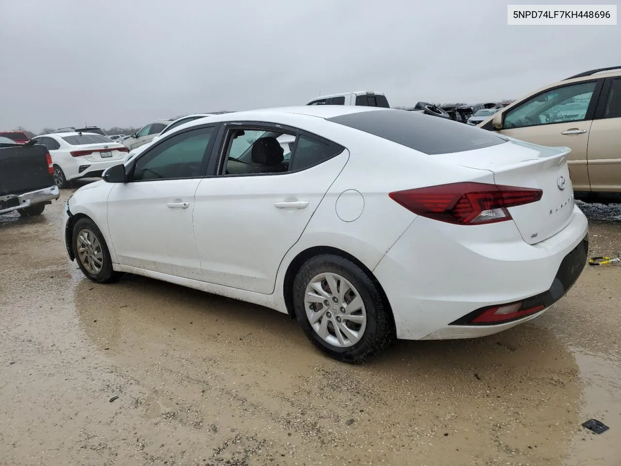 2019 Hyundai Elantra Se VIN: 5NPD74LF7KH448696 Lot: 39977214