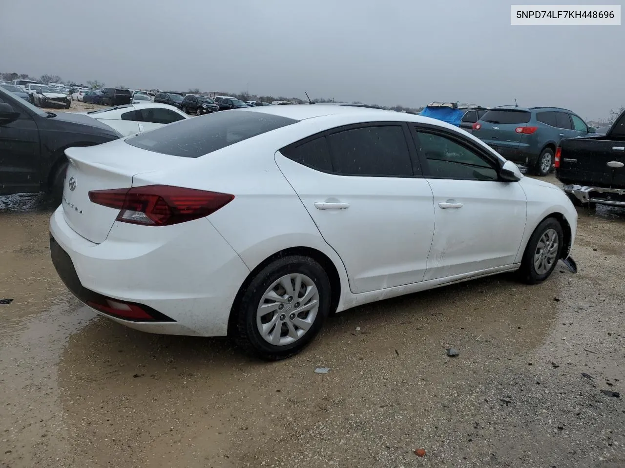 2019 Hyundai Elantra Se VIN: 5NPD74LF7KH448696 Lot: 39977214