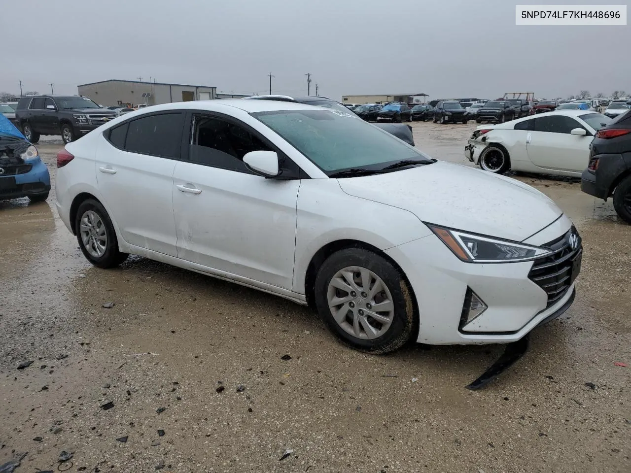 2019 Hyundai Elantra Se VIN: 5NPD74LF7KH448696 Lot: 39977214