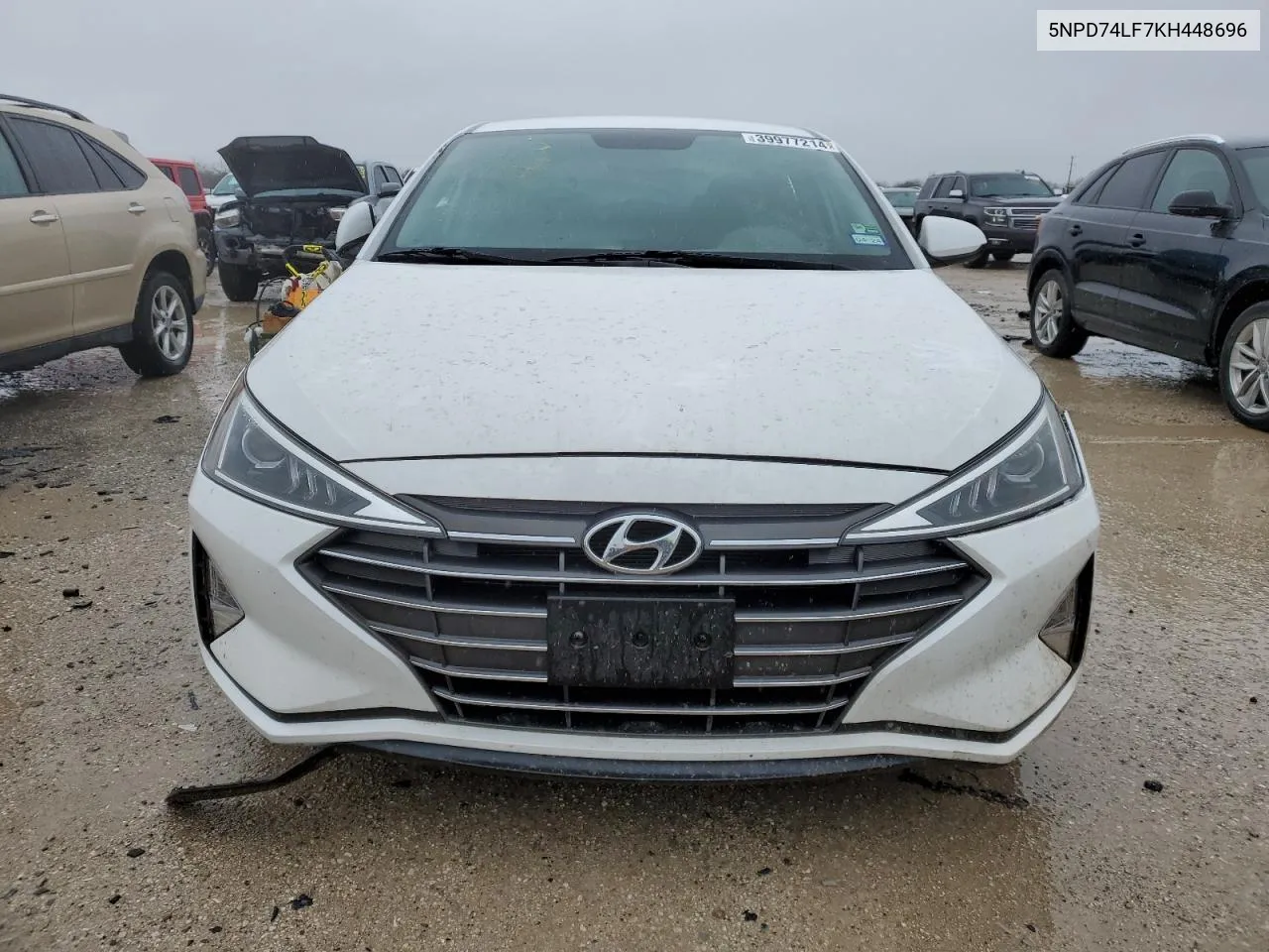 2019 Hyundai Elantra Se VIN: 5NPD74LF7KH448696 Lot: 39977214