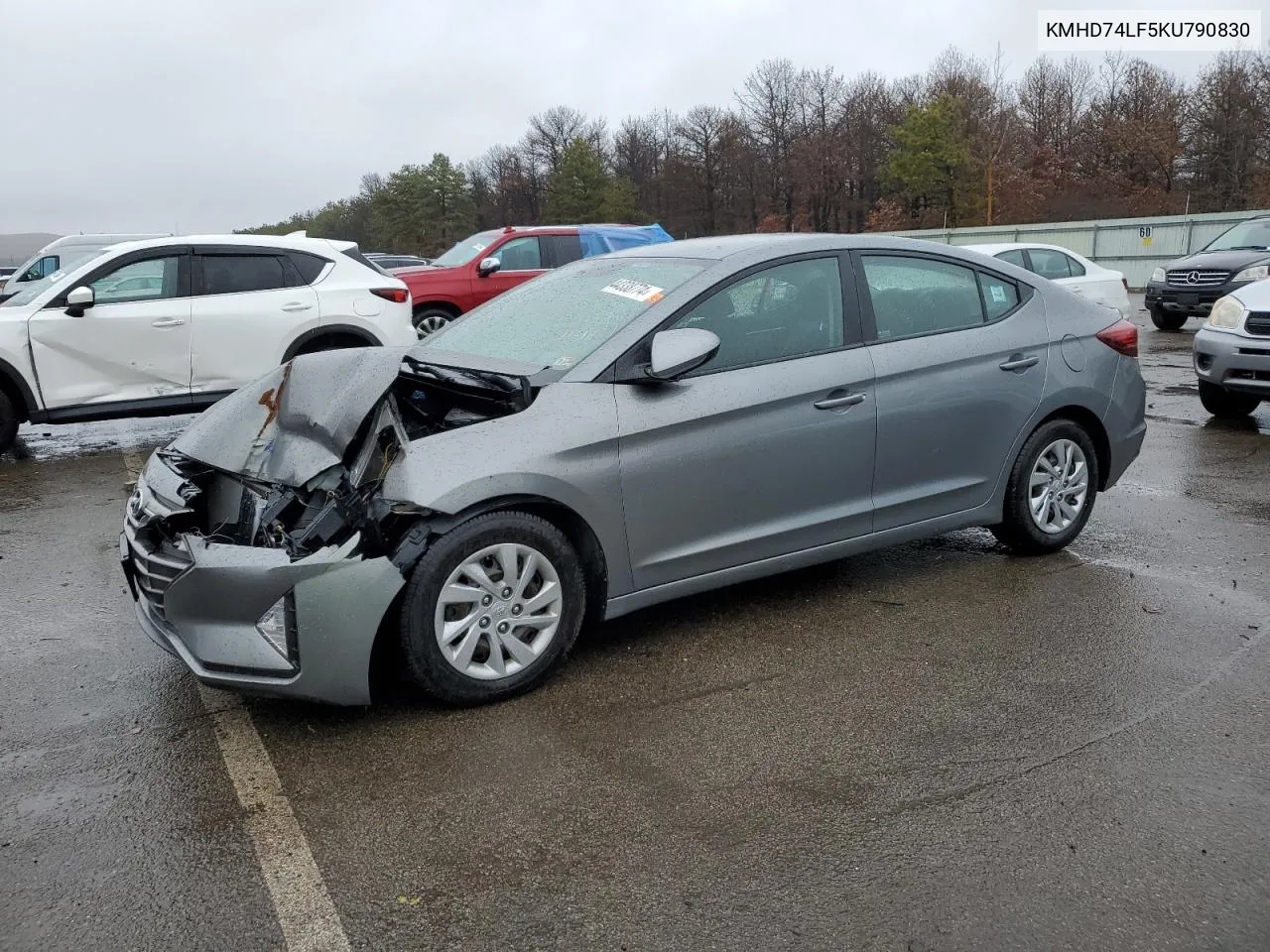 2019 Hyundai Elantra Se VIN: KMHD74LF5KU790830 Lot: 44338774