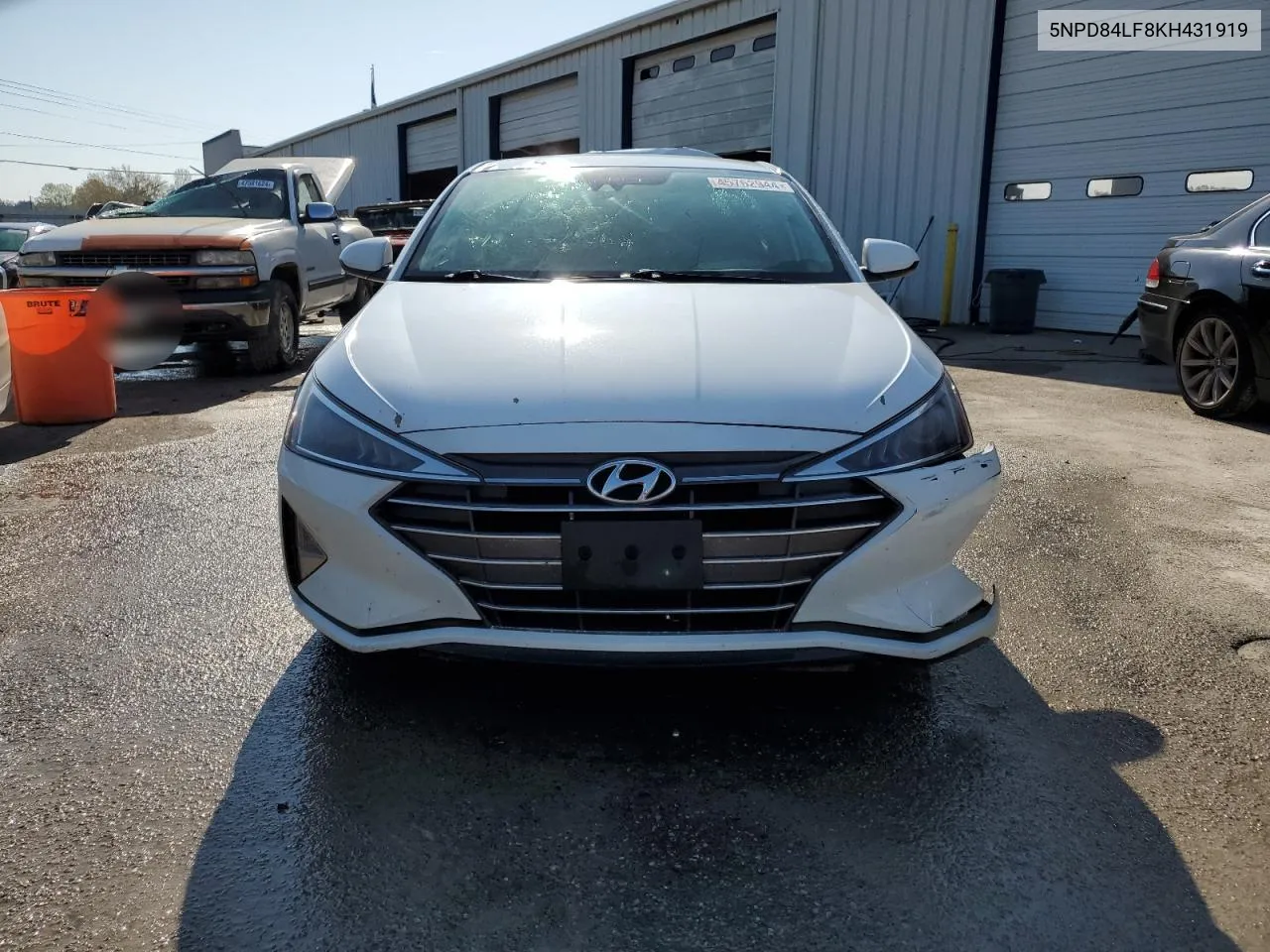 2019 Hyundai Elantra Sel VIN: 5NPD84LF8KH431919 Lot: 45762944