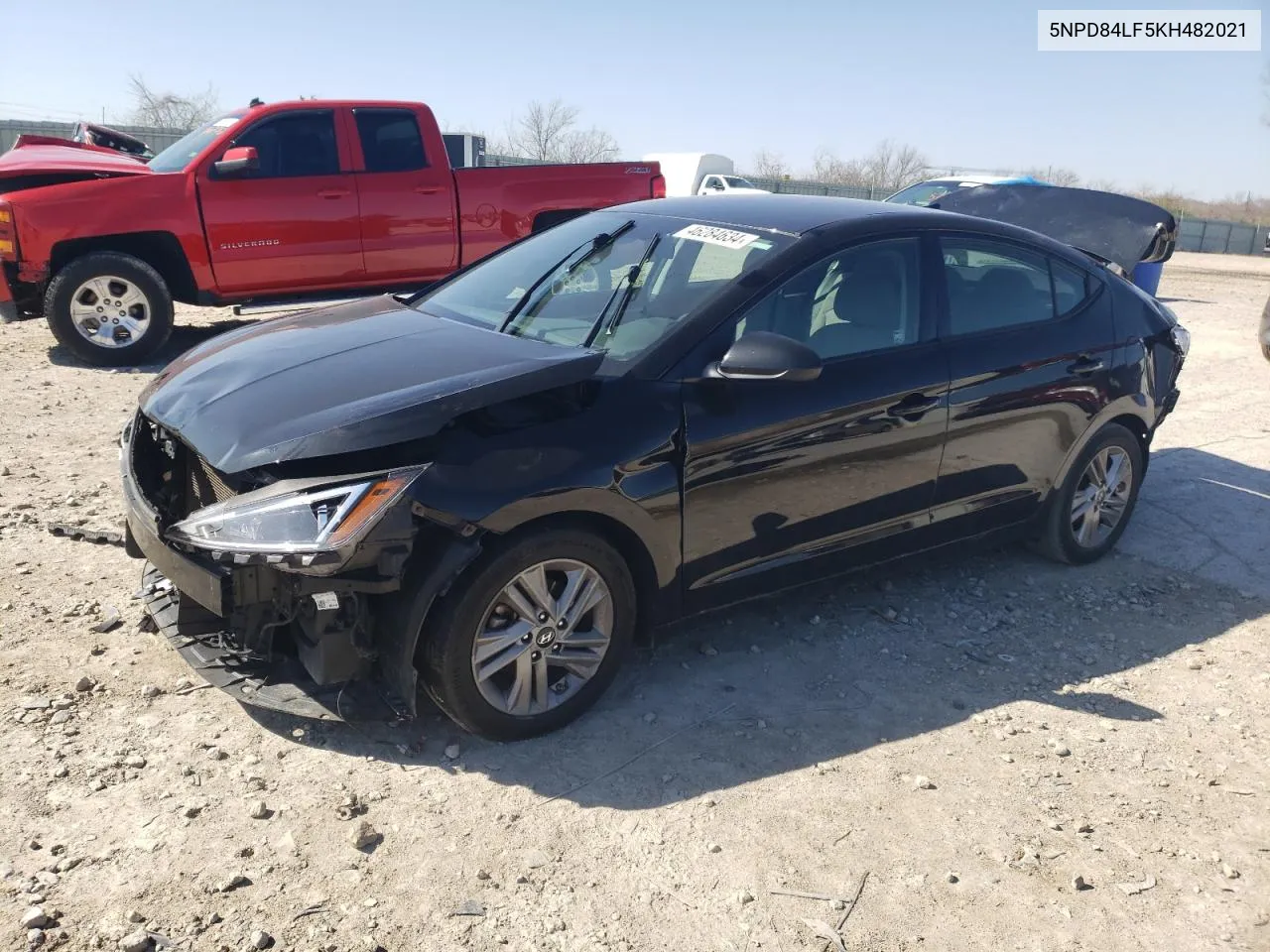 2019 Hyundai Elantra Sel VIN: 5NPD84LF5KH482021 Lot: 46284634