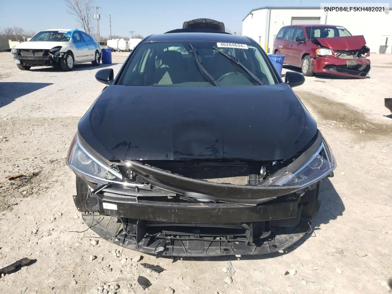 2019 Hyundai Elantra Sel VIN: 5NPD84LF5KH482021 Lot: 46284634