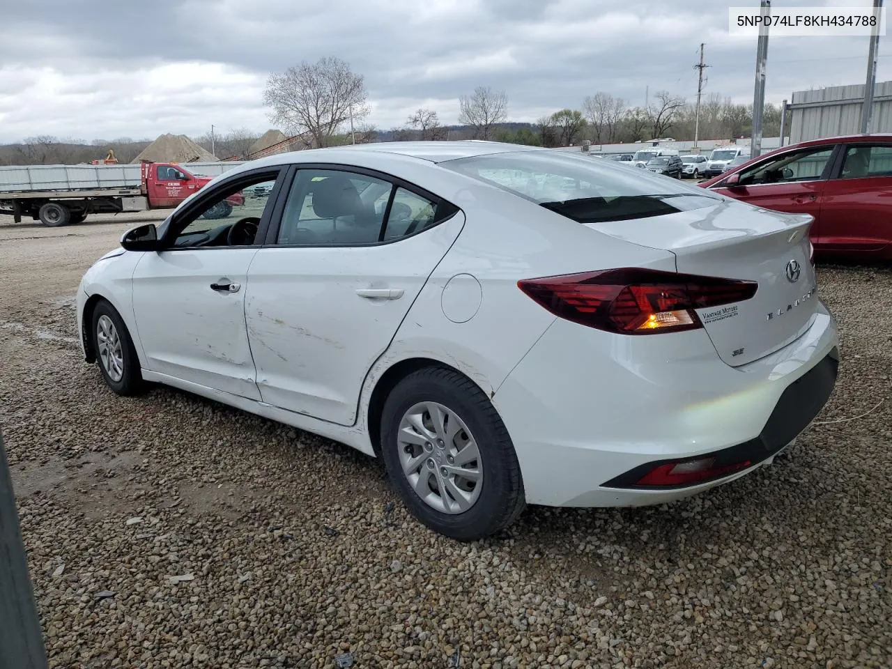 2019 Hyundai Elantra Se VIN: 5NPD74LF8KH434788 Lot: 49079794