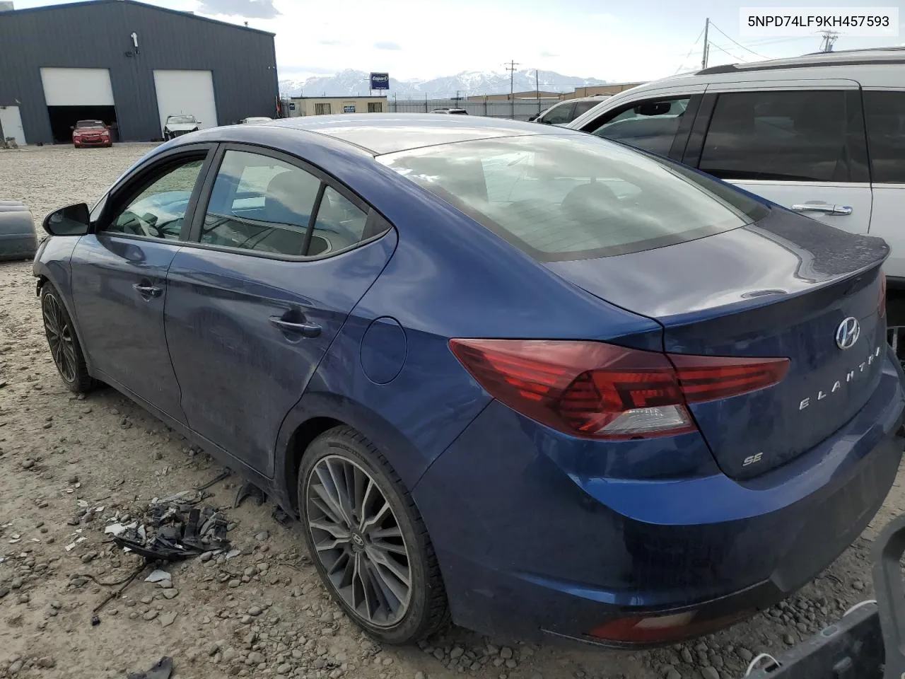 2019 Hyundai Elantra Se VIN: 5NPD74LF9KH457593 Lot: 49760904