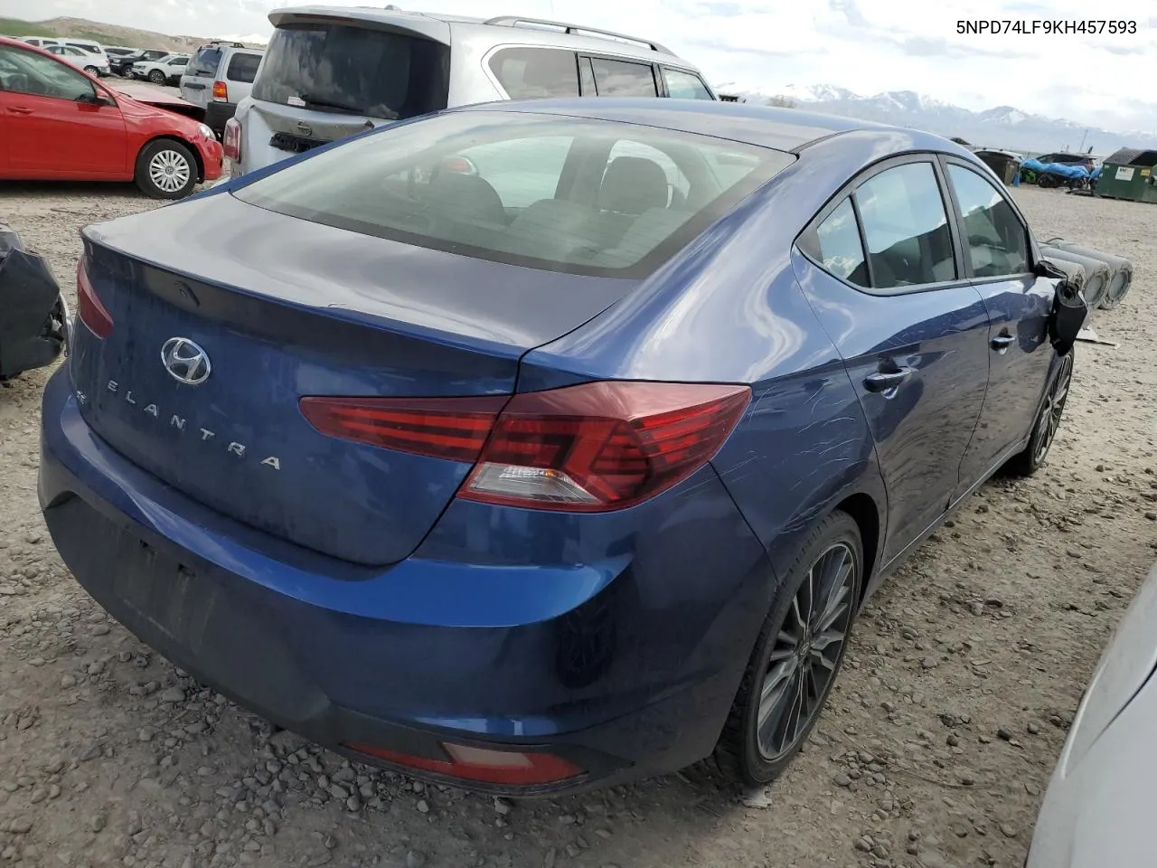 2019 Hyundai Elantra Se VIN: 5NPD74LF9KH457593 Lot: 49760904