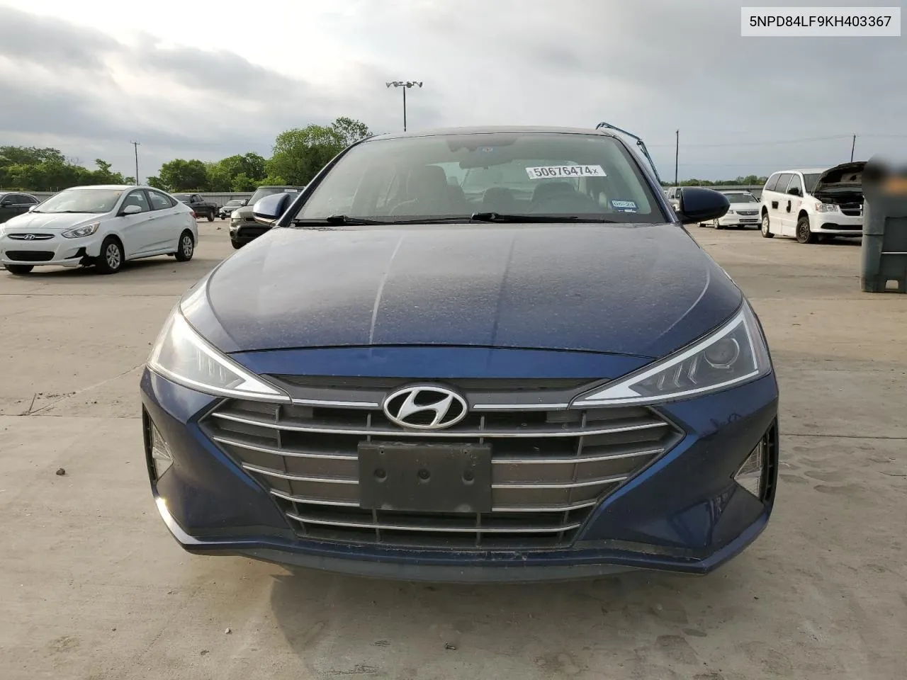 2019 Hyundai Elantra Sel VIN: 5NPD84LF9KH403367 Lot: 50676474