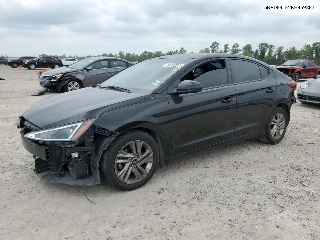 2019 Hyundai Elantra Sel VIN: 5NPD84LF2KH469887 Lot: 51416224