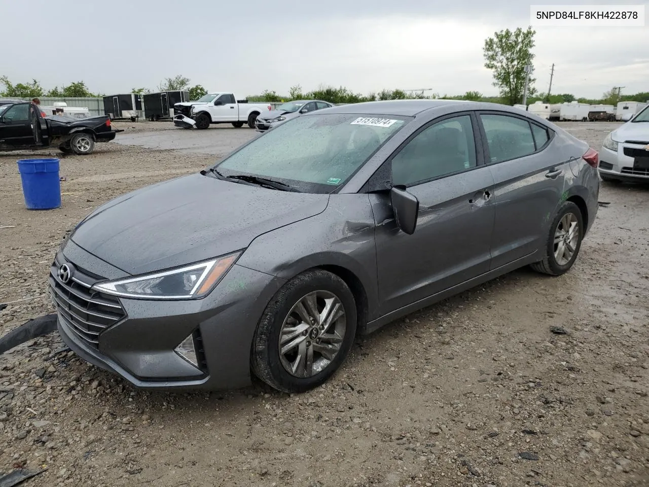 5NPD84LF8KH422878 2019 Hyundai Elantra Sel