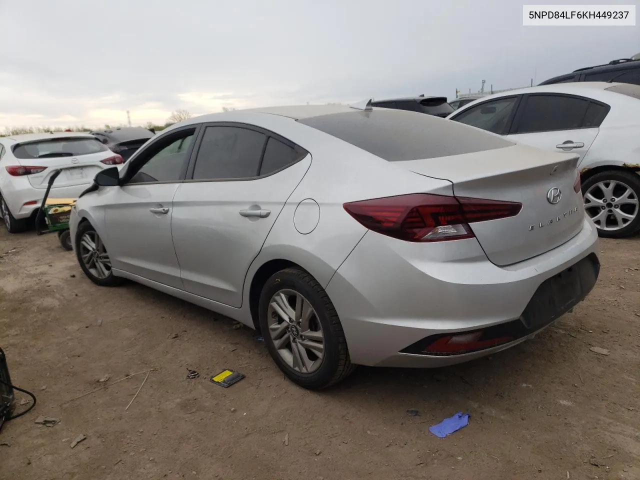 2019 Hyundai Elantra Sel VIN: 5NPD84LF6KH449237 Lot: 52228764