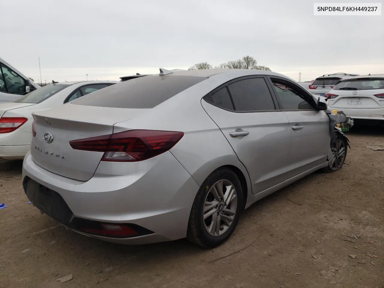 2019 Hyundai Elantra Sel VIN: 5NPD84LF6KH449237 Lot: 52228764