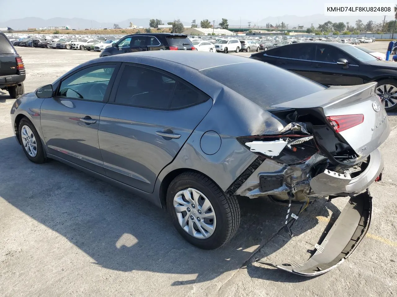 KMHD74LF8KU824808 2019 Hyundai Elantra Se