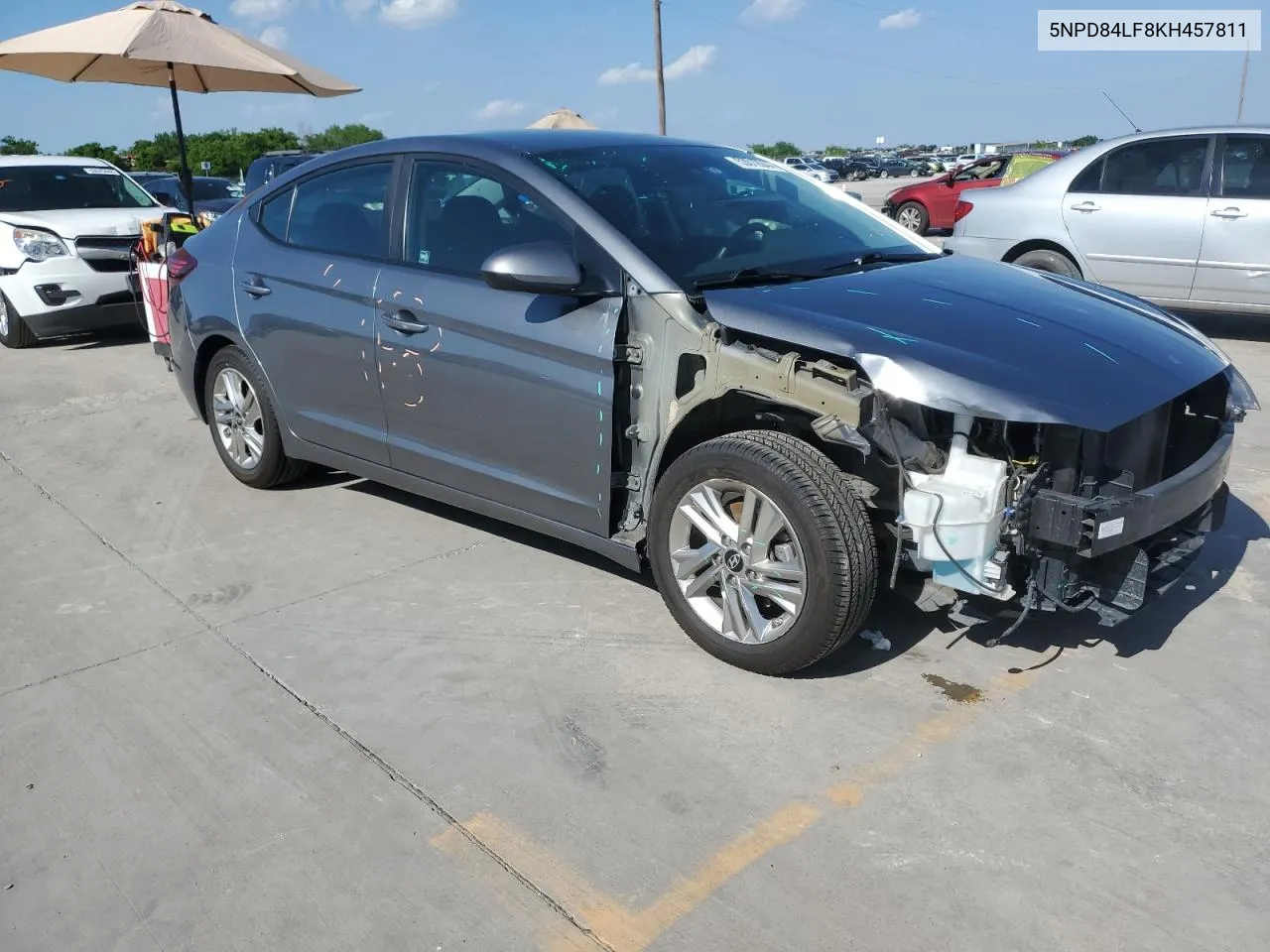 5NPD84LF8KH457811 2019 Hyundai Elantra Sel