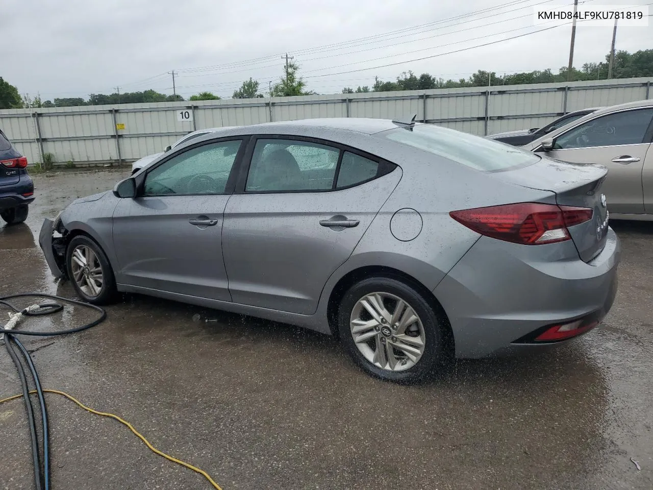 2019 Hyundai Elantra Sel VIN: KMHD84LF9KU781819 Lot: 53120694