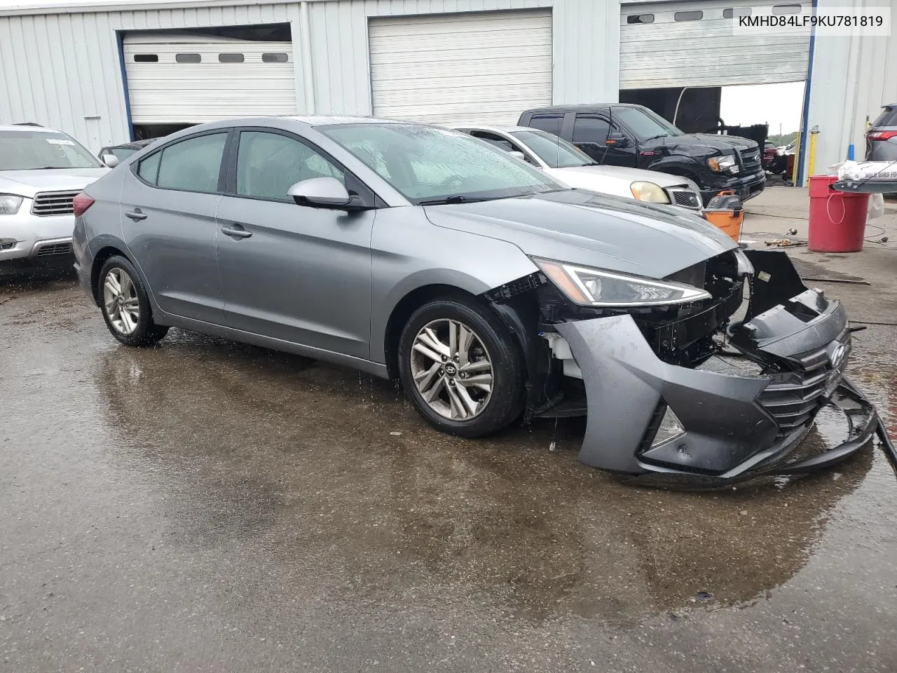 2019 Hyundai Elantra Sel VIN: KMHD84LF9KU781819 Lot: 53120694