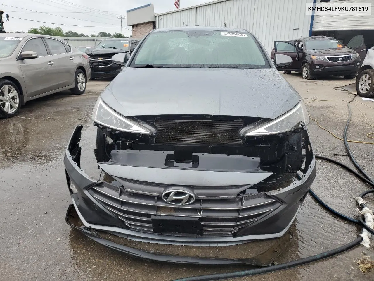 2019 Hyundai Elantra Sel VIN: KMHD84LF9KU781819 Lot: 53120694