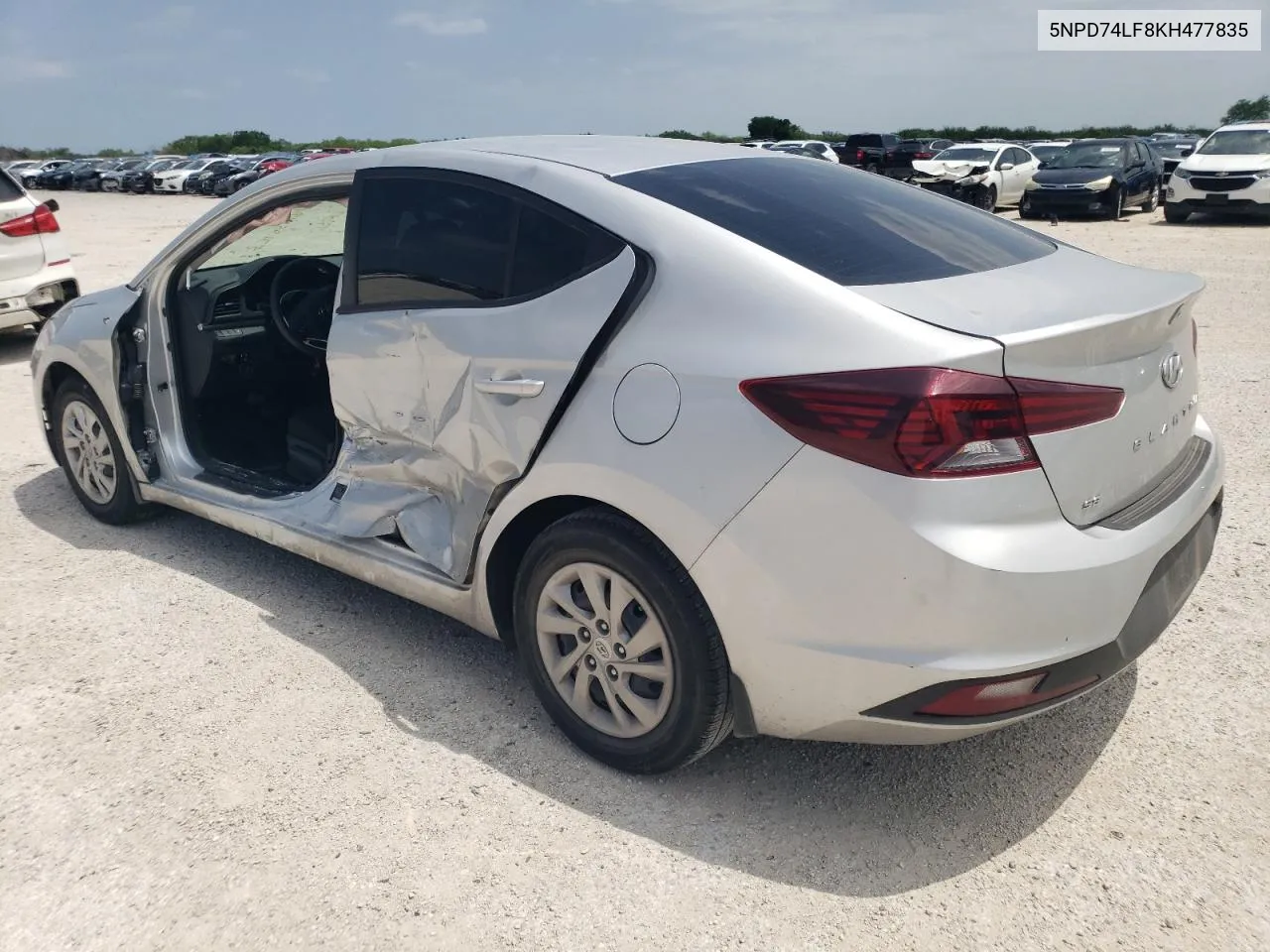 2019 Hyundai Elantra Se VIN: 5NPD74LF8KH477835 Lot: 53155494